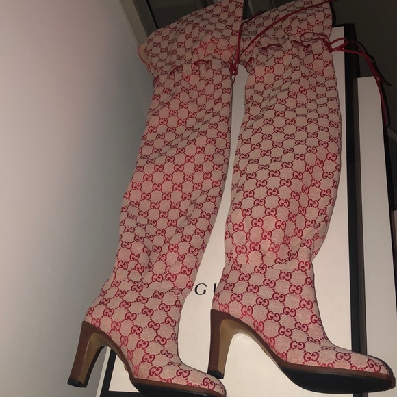 gg canvas over the knee boots